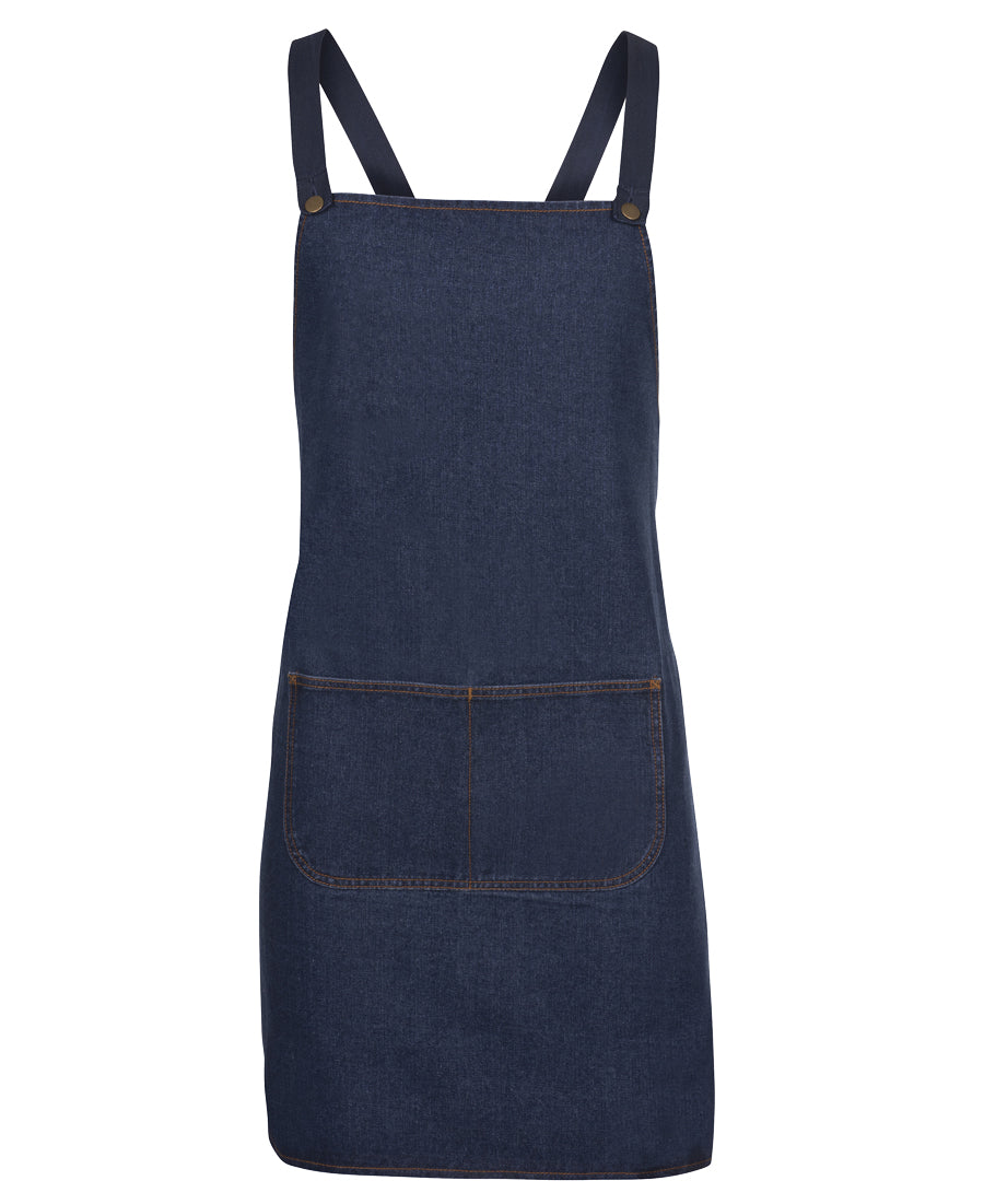 5ACBD-Jb'S Cross Back Denim Apron