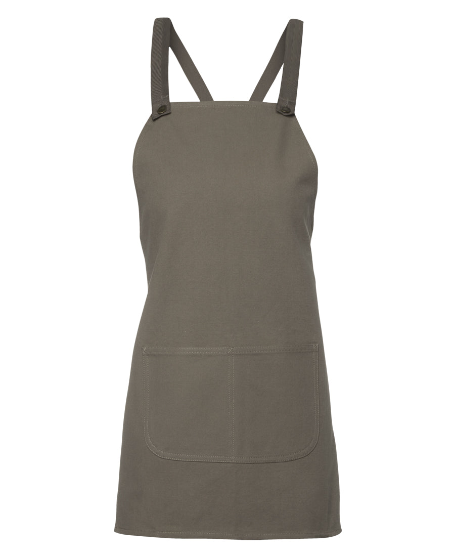 5ACBE-Jb'S Cross Back 65X71 Bib Canvas Apron