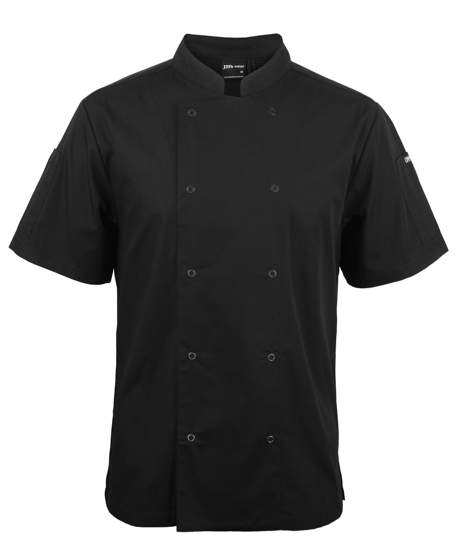 5CJS-Jb'S S/S Snap Button Chefs Jacket