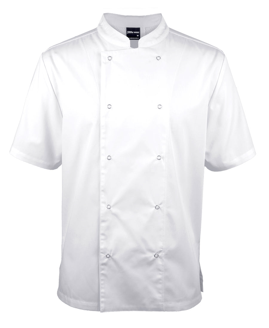 5CJS-Jb'S S/S Snap Button Chefs Jacket