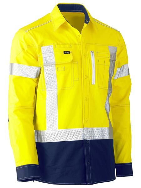 Longsleeved-Flx & Move™ X Taped Hi Vis Utility Shirt