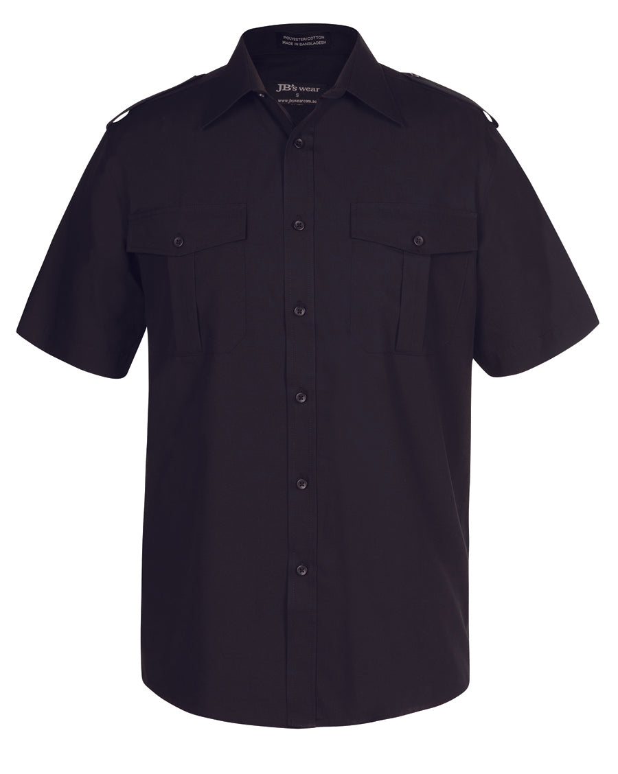 6E-Jb'S S/S Epaulette Shirt