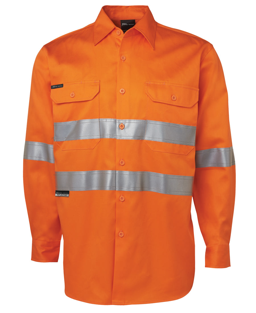6HDNL-Jb'S (D+N) L/S 190G Work Shirt Hv