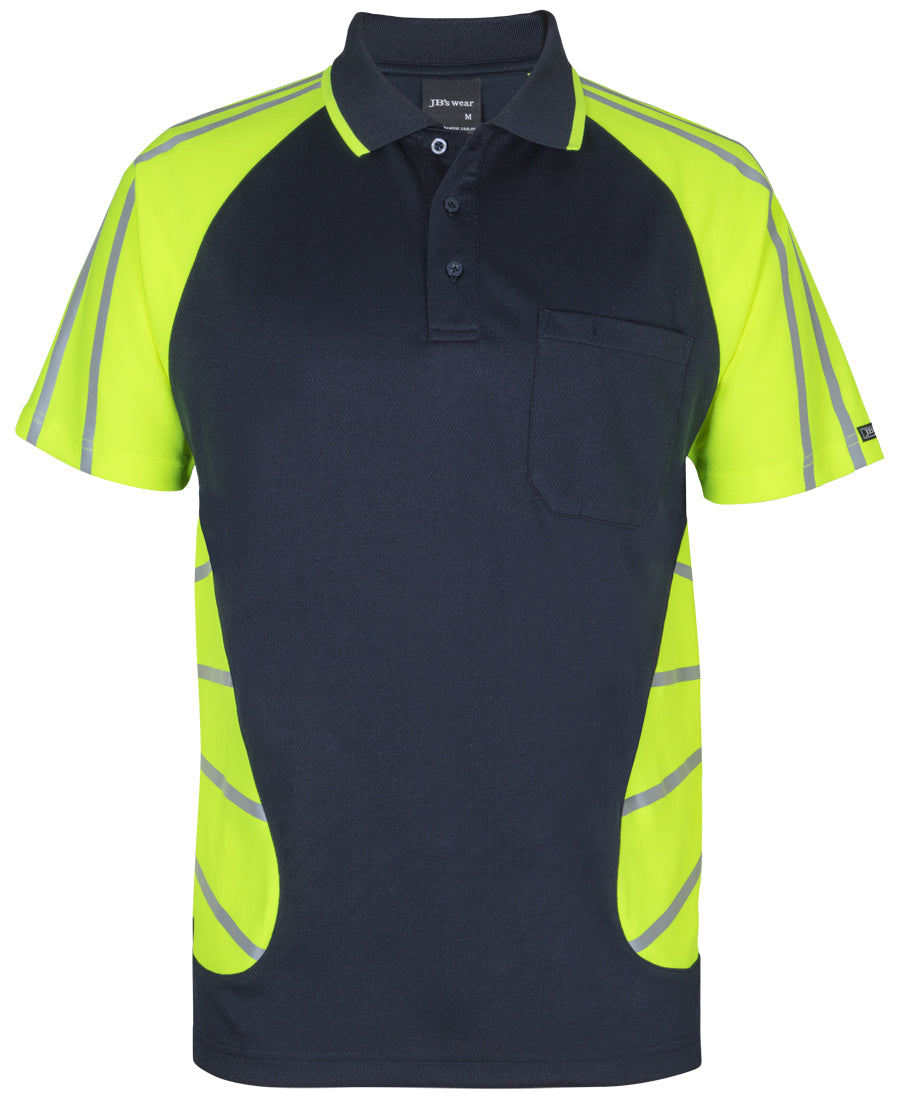 6HSSR-Jb'S Street Spider Polo W/ Reflective Stripe