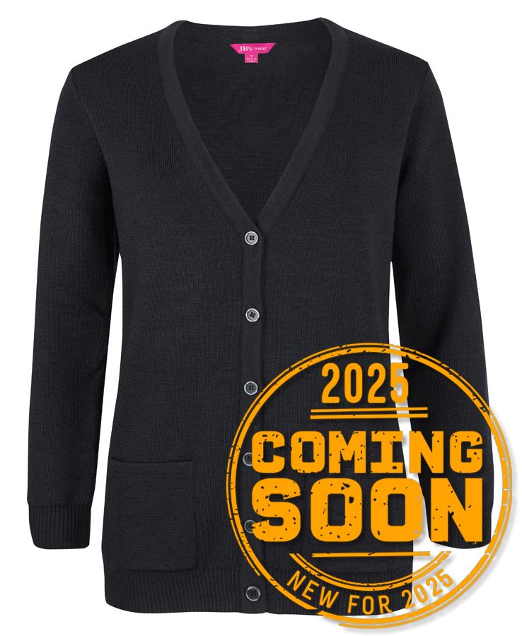 6LCA-JB's LADIES ANTI-BACTERIAL ISO 20645 CARDIGAN