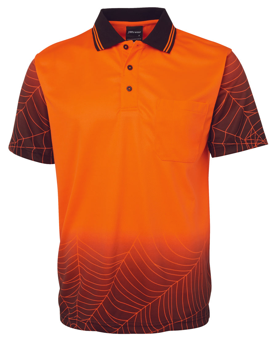 6WPS-Jb'S Hi Vis S/S Web Polo