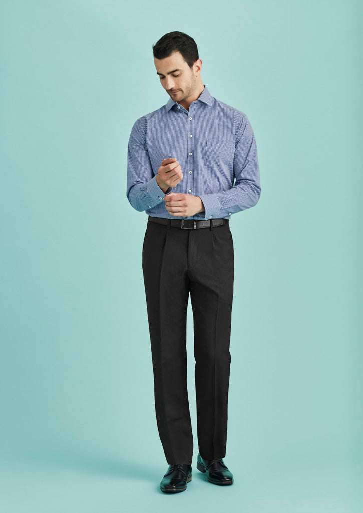 70111S-Cool Stretch Mens One Pleat Pant Stout