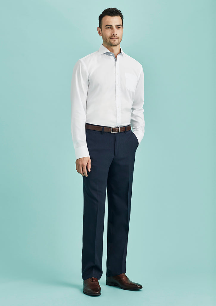 70112S-Cool Stretch Mens Flat Front Pant Stout