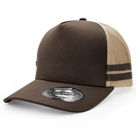 7050-Striped Trucker