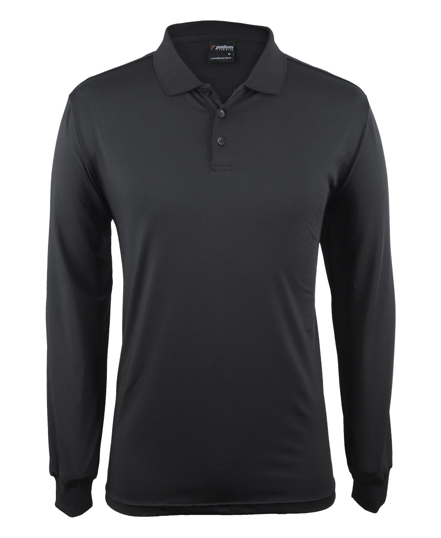7STL-Podium L/S Stretch Polo