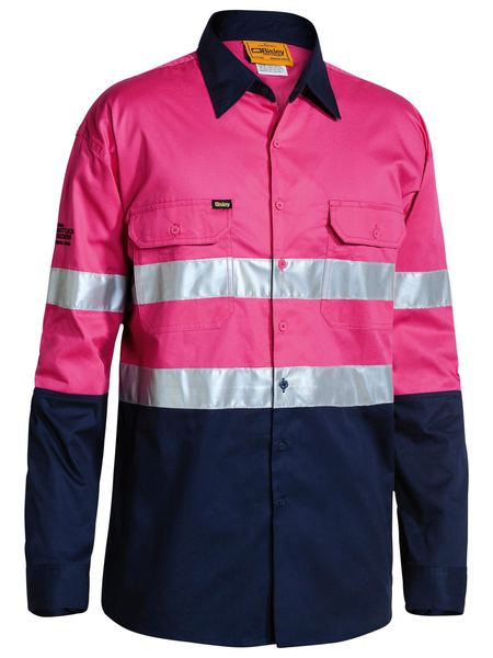 Taped Hi Vis Cool Lightweight Long Sleeve Shirt