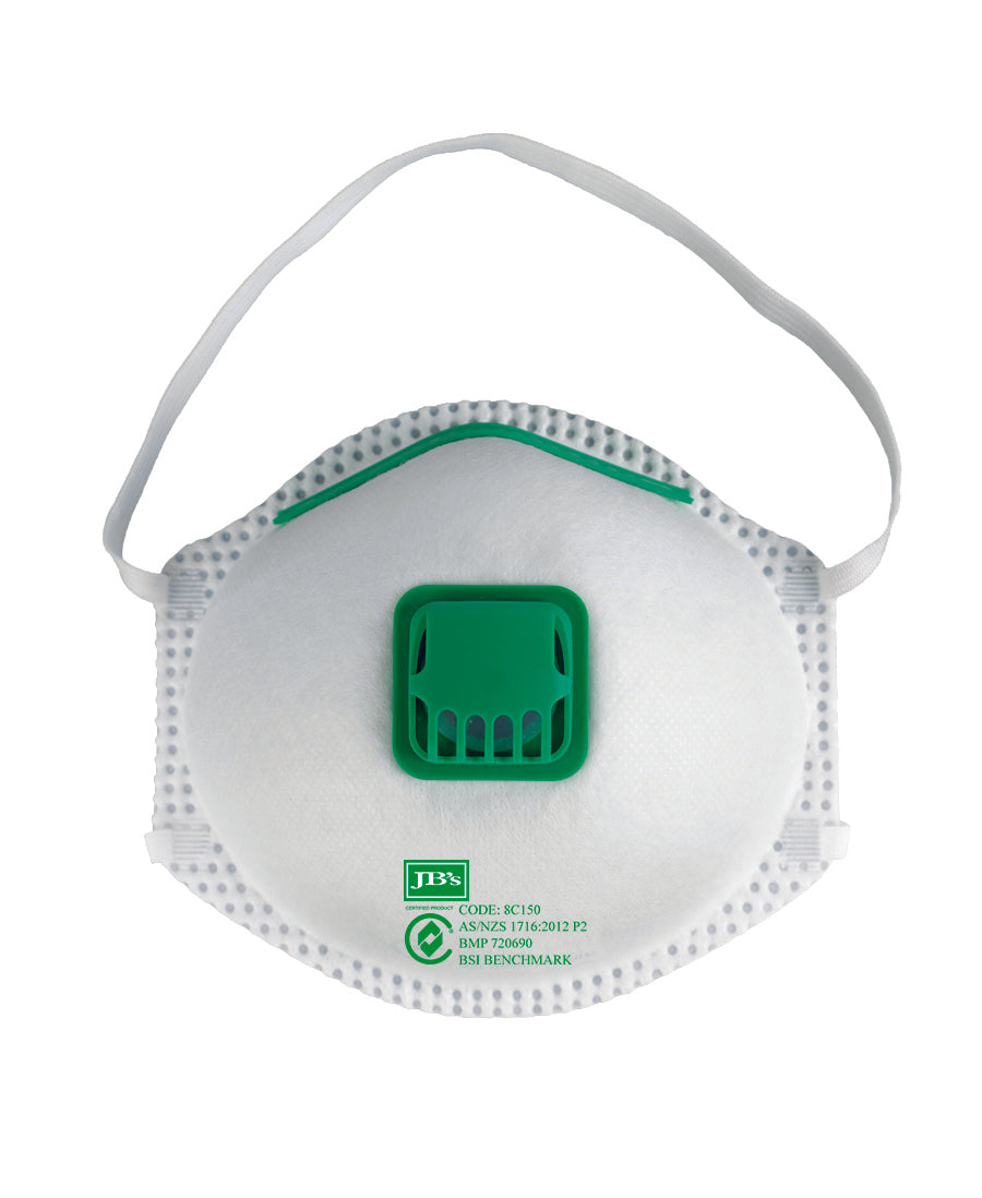 8C150-Jb'S P2 Respirator With Valve (12Pc)