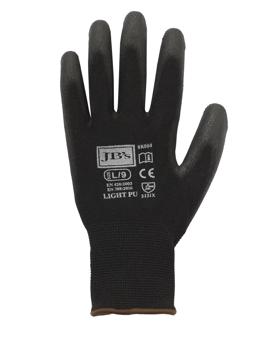 8R004-Jb'S Light Pu Breathable Glove (12 Pk)