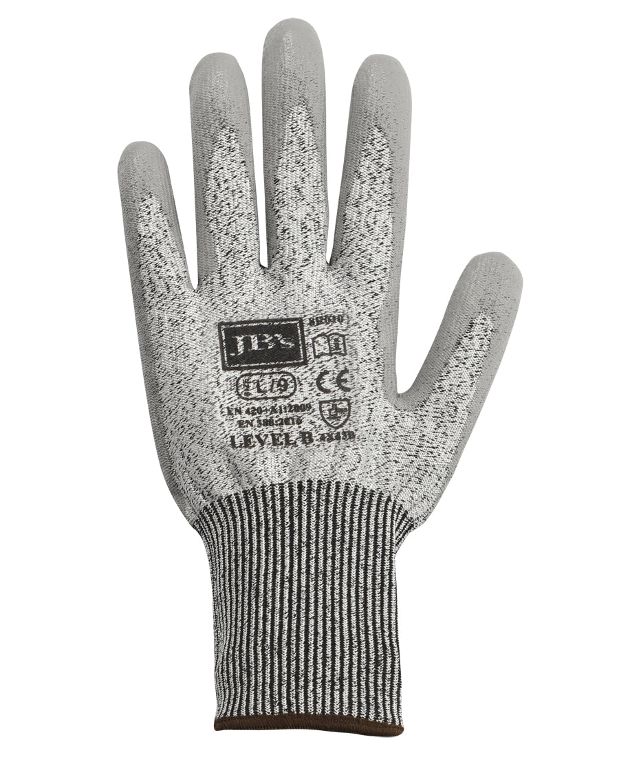 8R010-Jb'S Pu Breathable Cut Resist Level B Glove