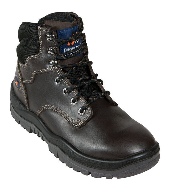 917030-Non-Safety Lace Up Boot-BROWN