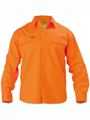 Hi Vis Drill Shirt - Long Sleeve
