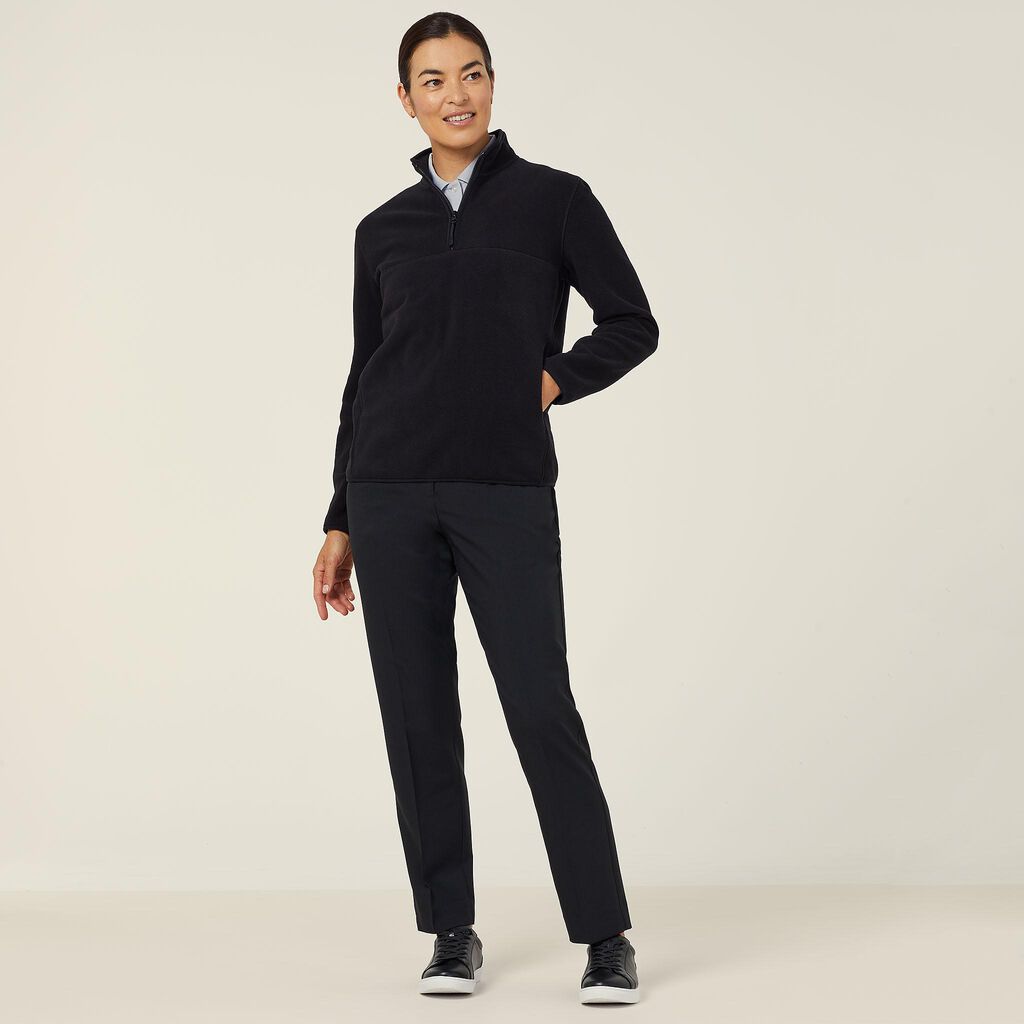 POLAR FLEECE ZIP NECK PULLOVER