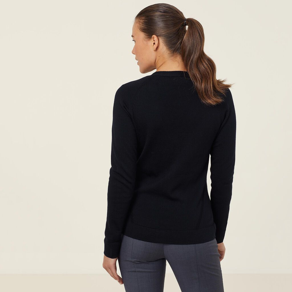 MERINO WOOL DETAIL CARDIGAN