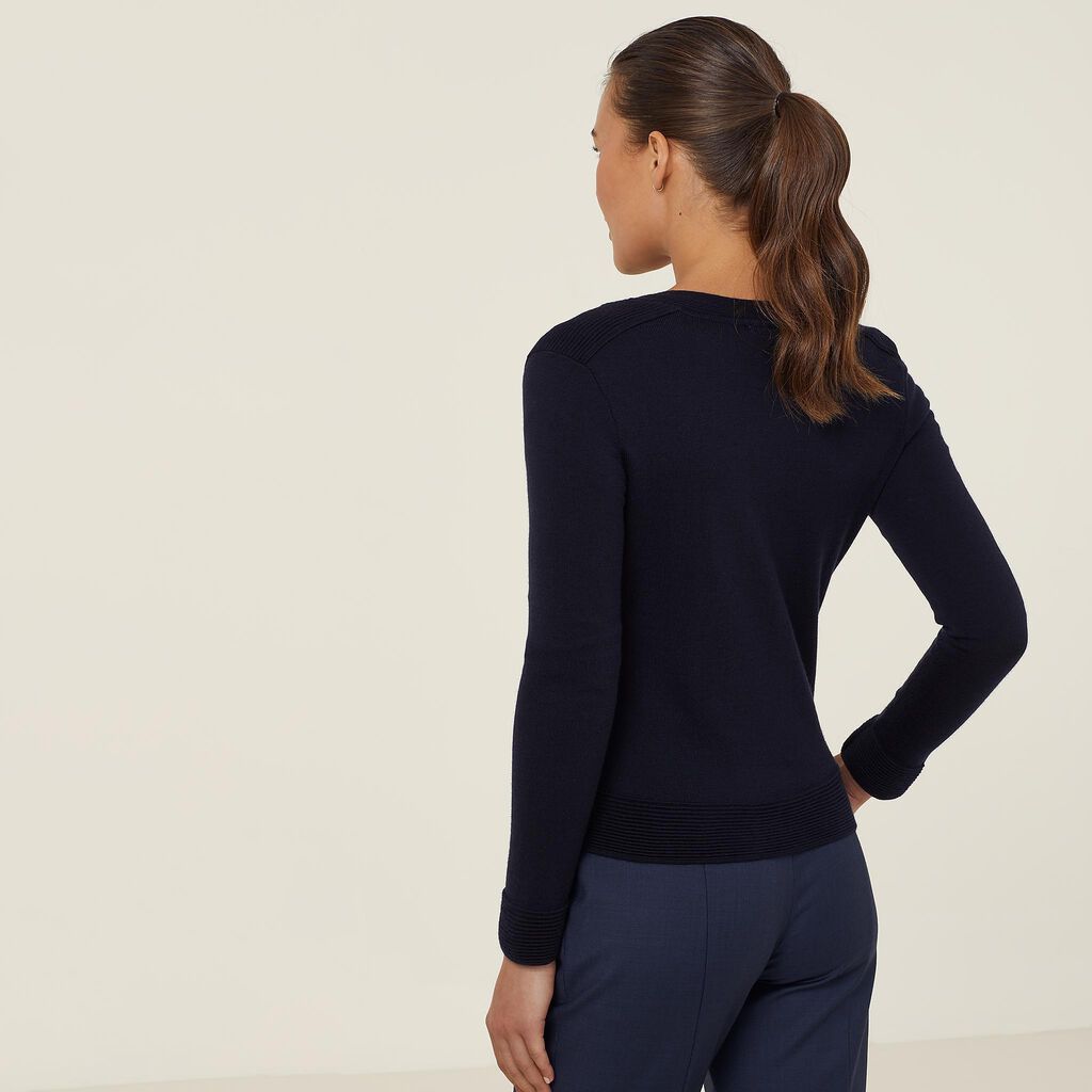 MERINO WOOL KNIT JACKET