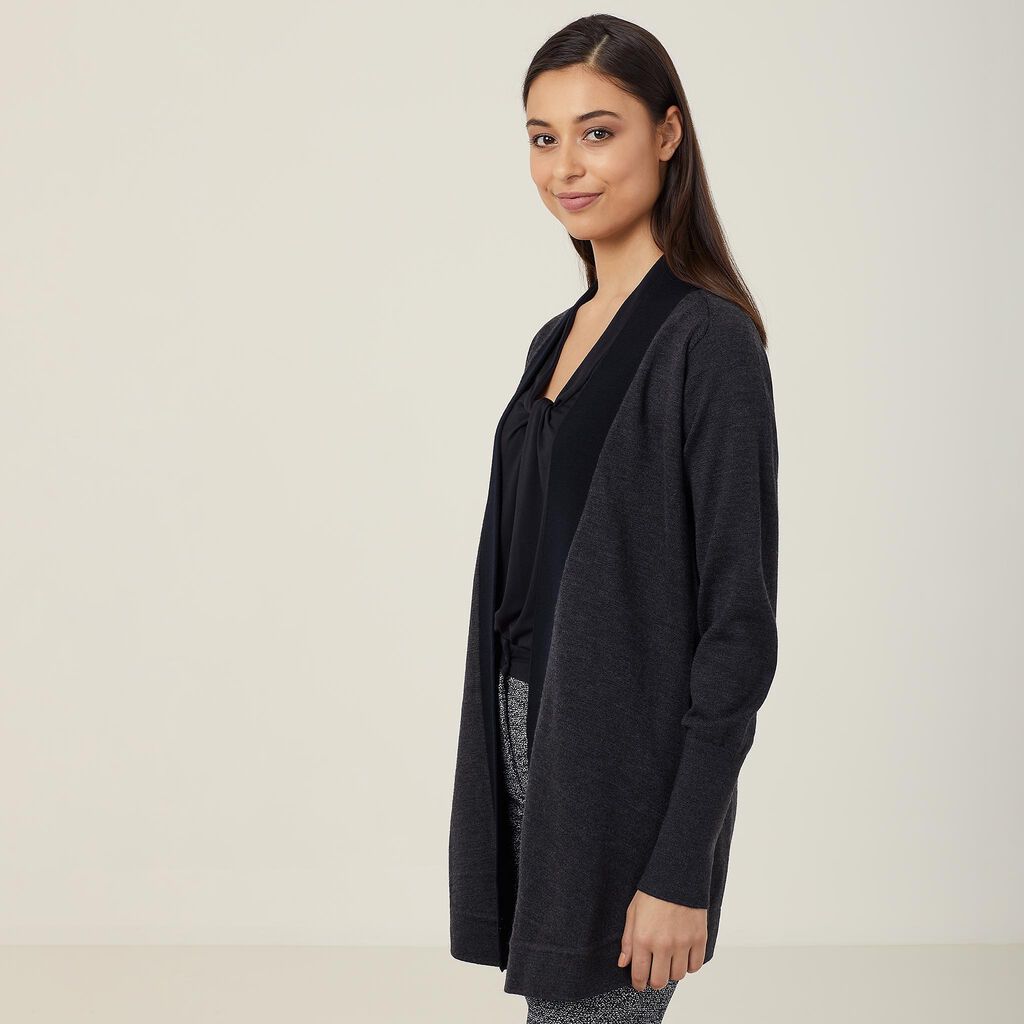 MERINO WOOL LONG LINE JACKET