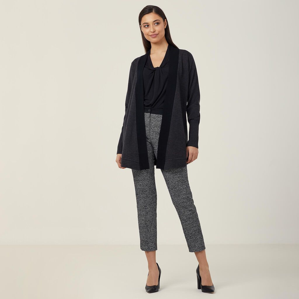 MERINO WOOL LONG LINE JACKET