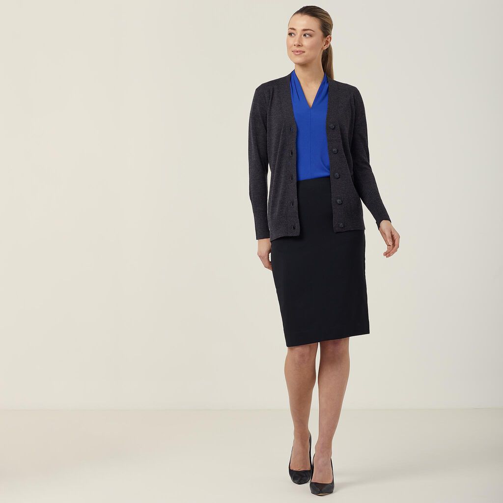 MERINO WOOL LONG LENGTH CARDIGAN