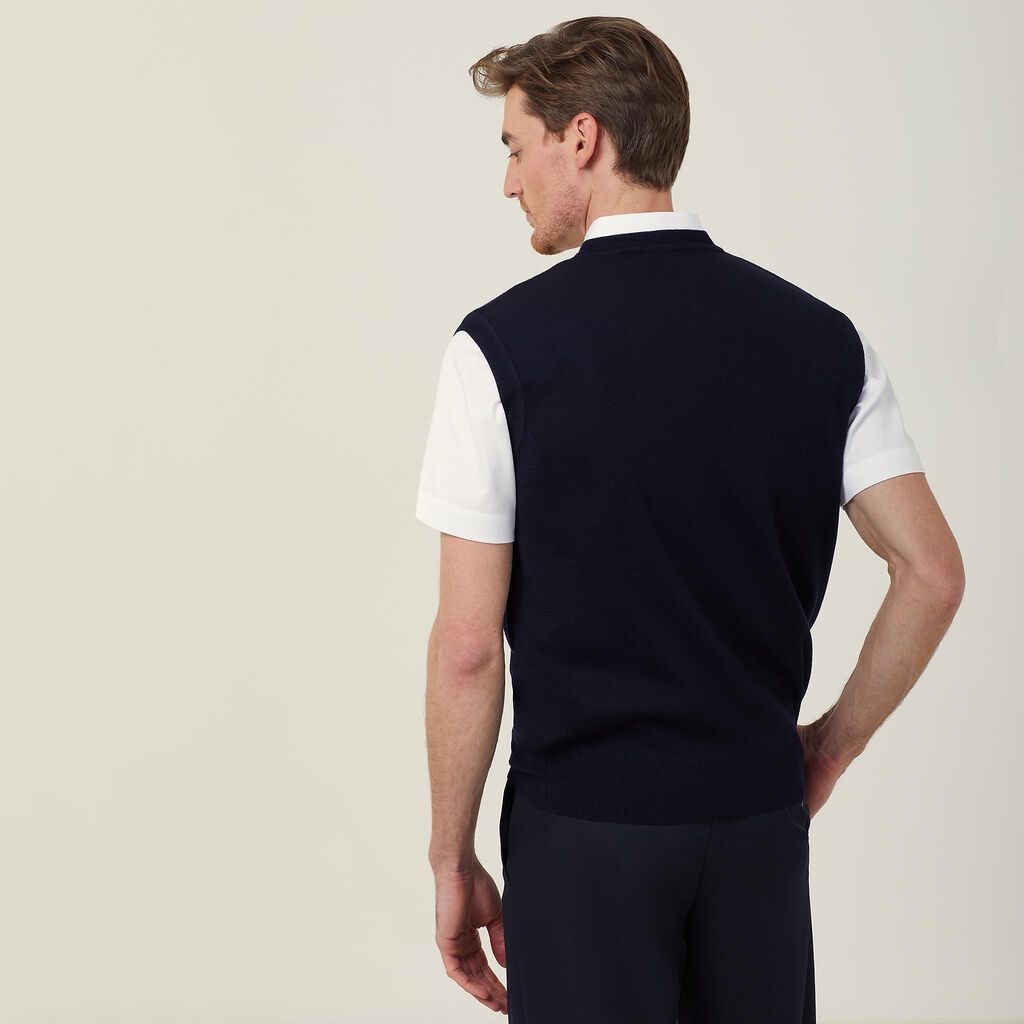 WOOL RICH V-NECK VEST