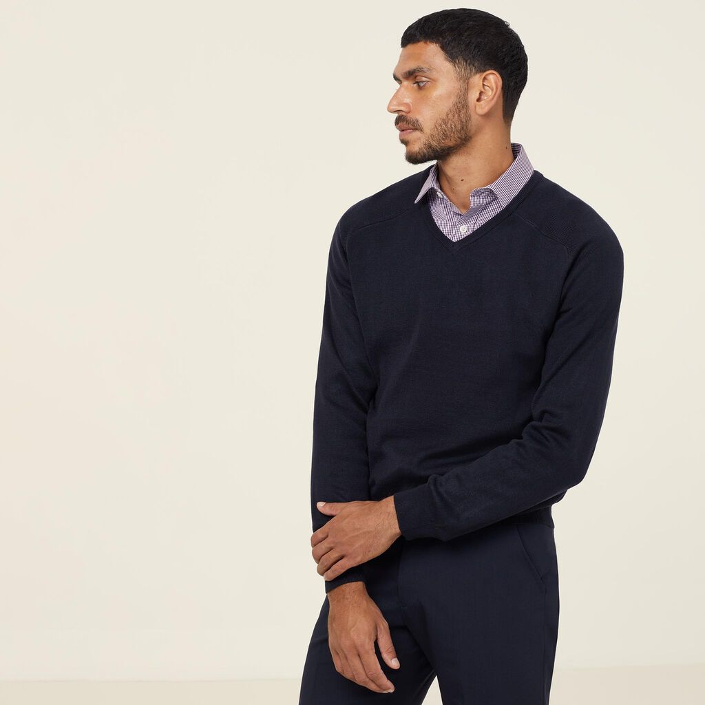 ACRYLIC V-NECK SWEATER