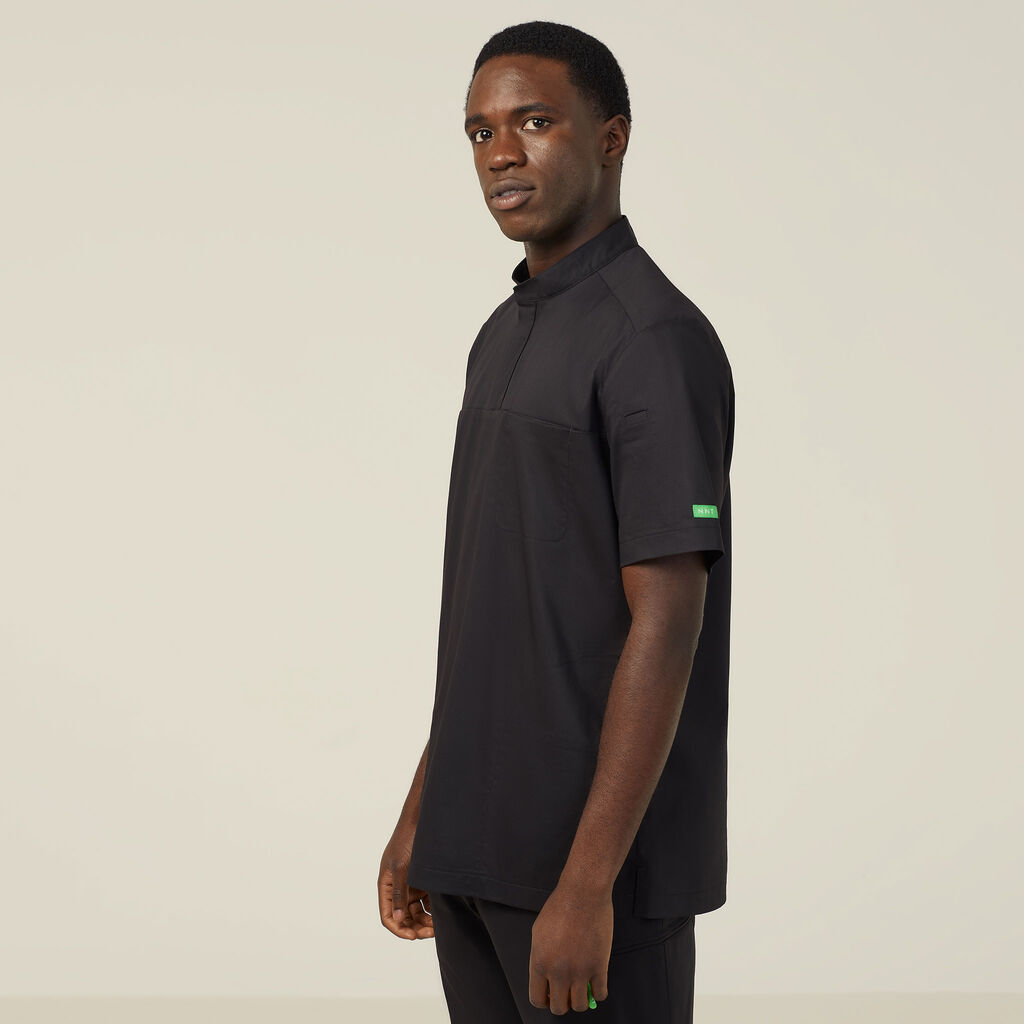 NEXT-GEN ANTIBACTERIAL ACTIVE DOHERTY MANDARIN COLLAR SCRUB TOP