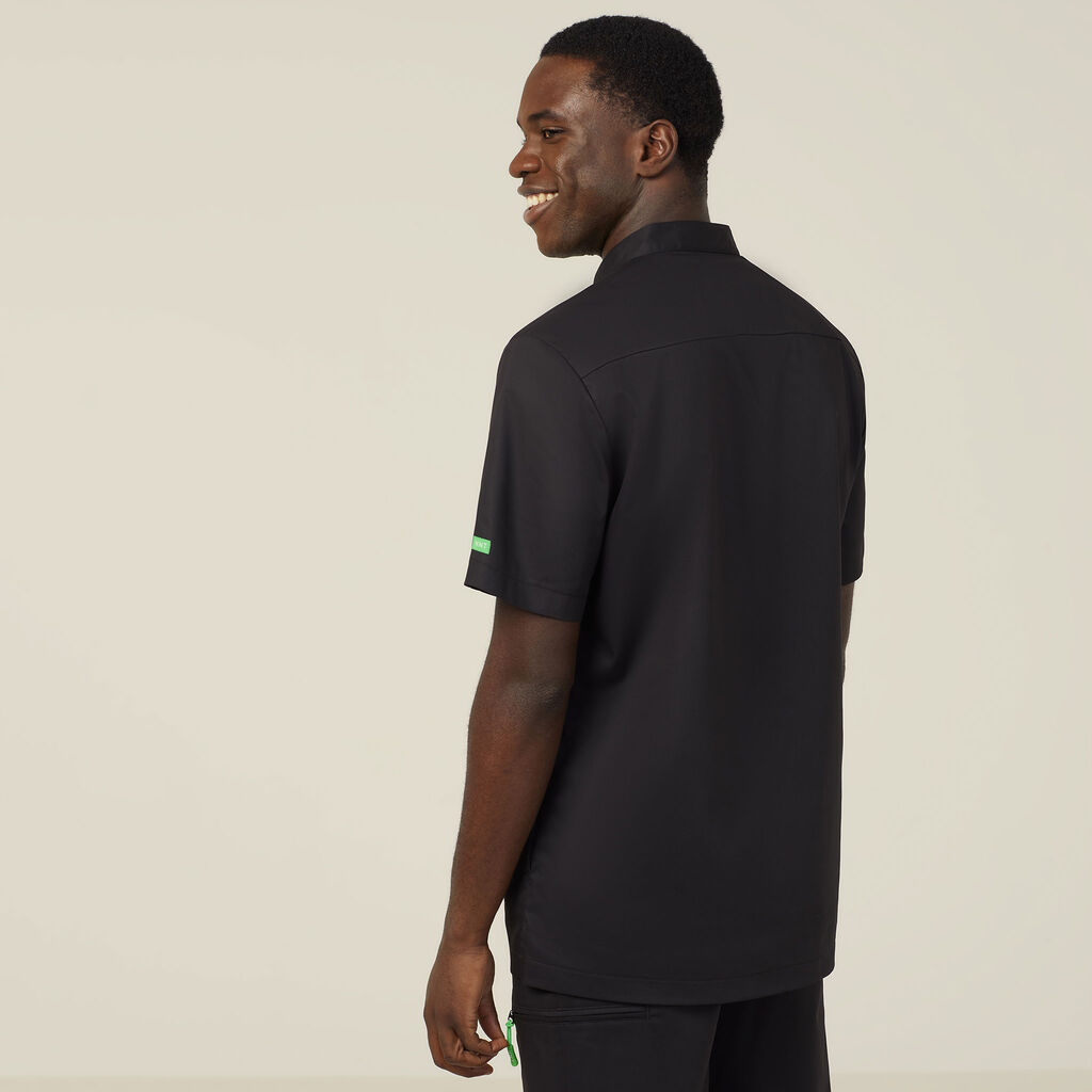 NEXT-GEN ANTIBACTERIAL ACTIVE DOHERTY MANDARIN COLLAR SCRUB TOP