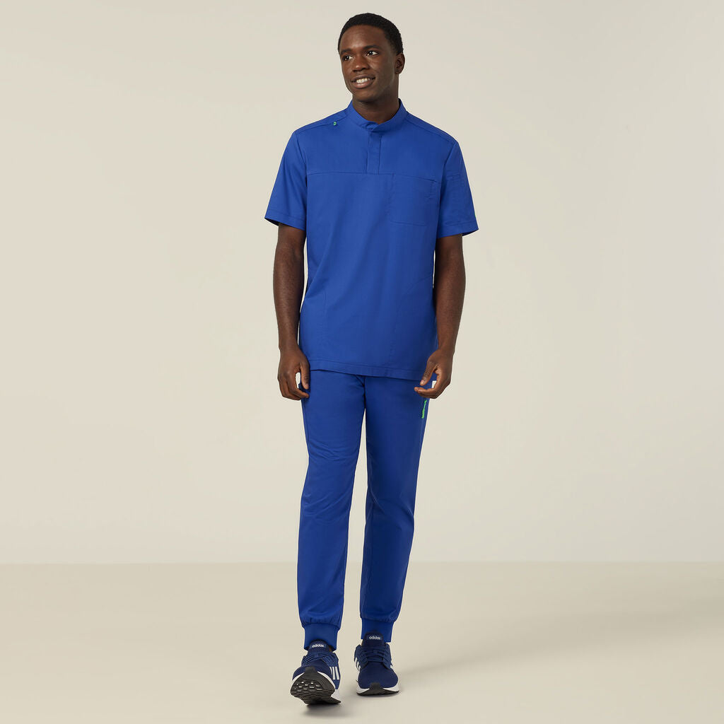 NEXT-GEN ANTIBACTERIAL ACTIVE DOHERTY MANDARIN COLLAR SCRUB TOP