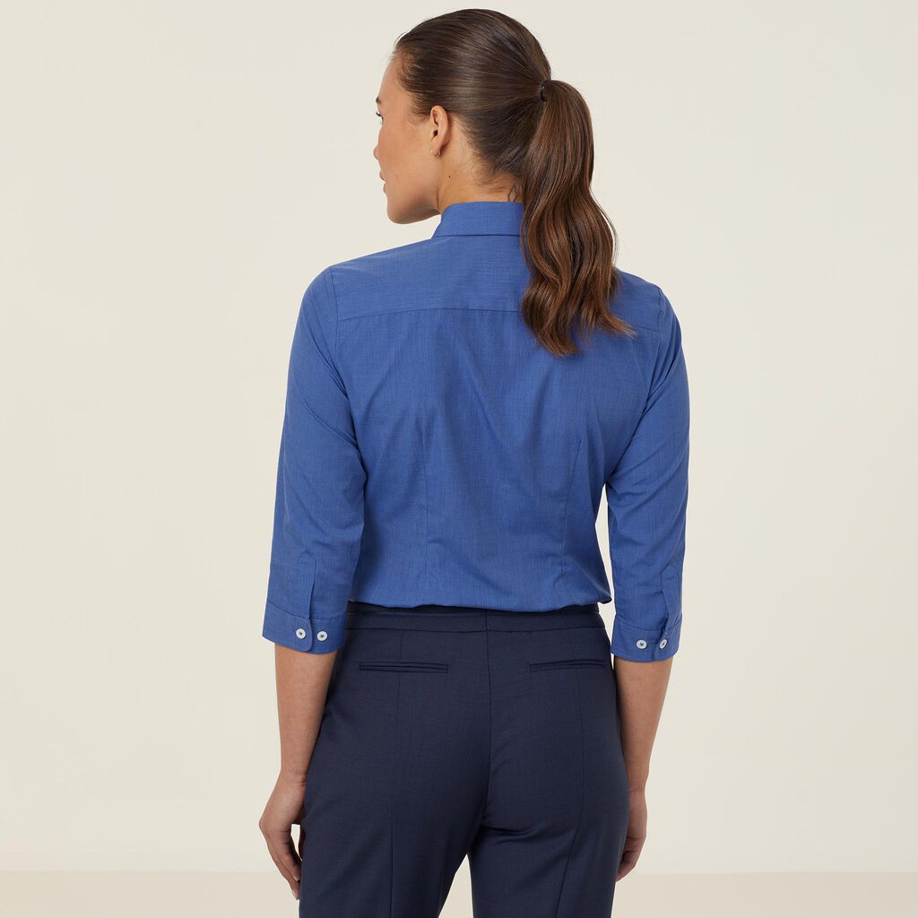 WOMEN'S END ON END 3/4 SLEEVE SHIRT