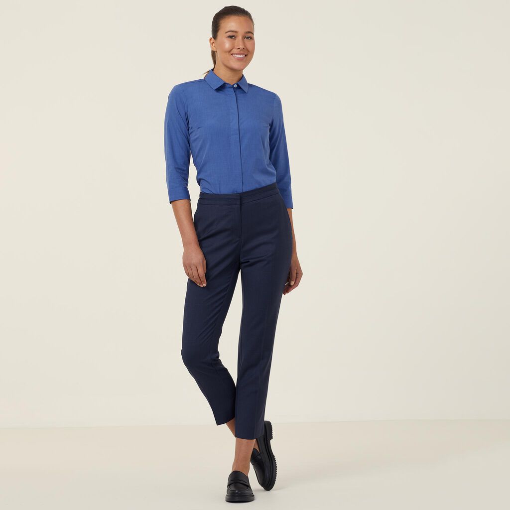 WOMEN'S END ON END 3/4 SLEEVE SHIRT