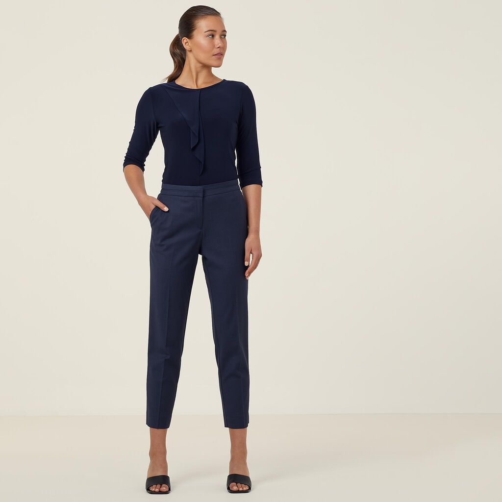 SOFT JERSEY 3/4 ROUND NECK T-TOP