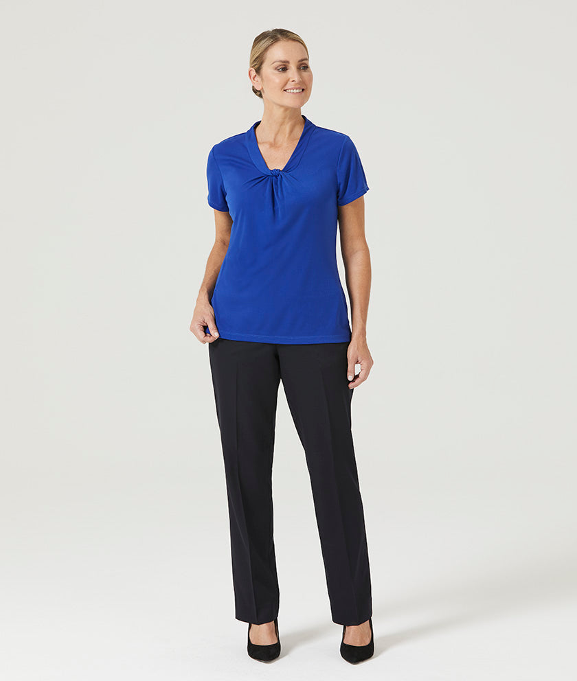MATT JERSEY TWIST NECK TOP