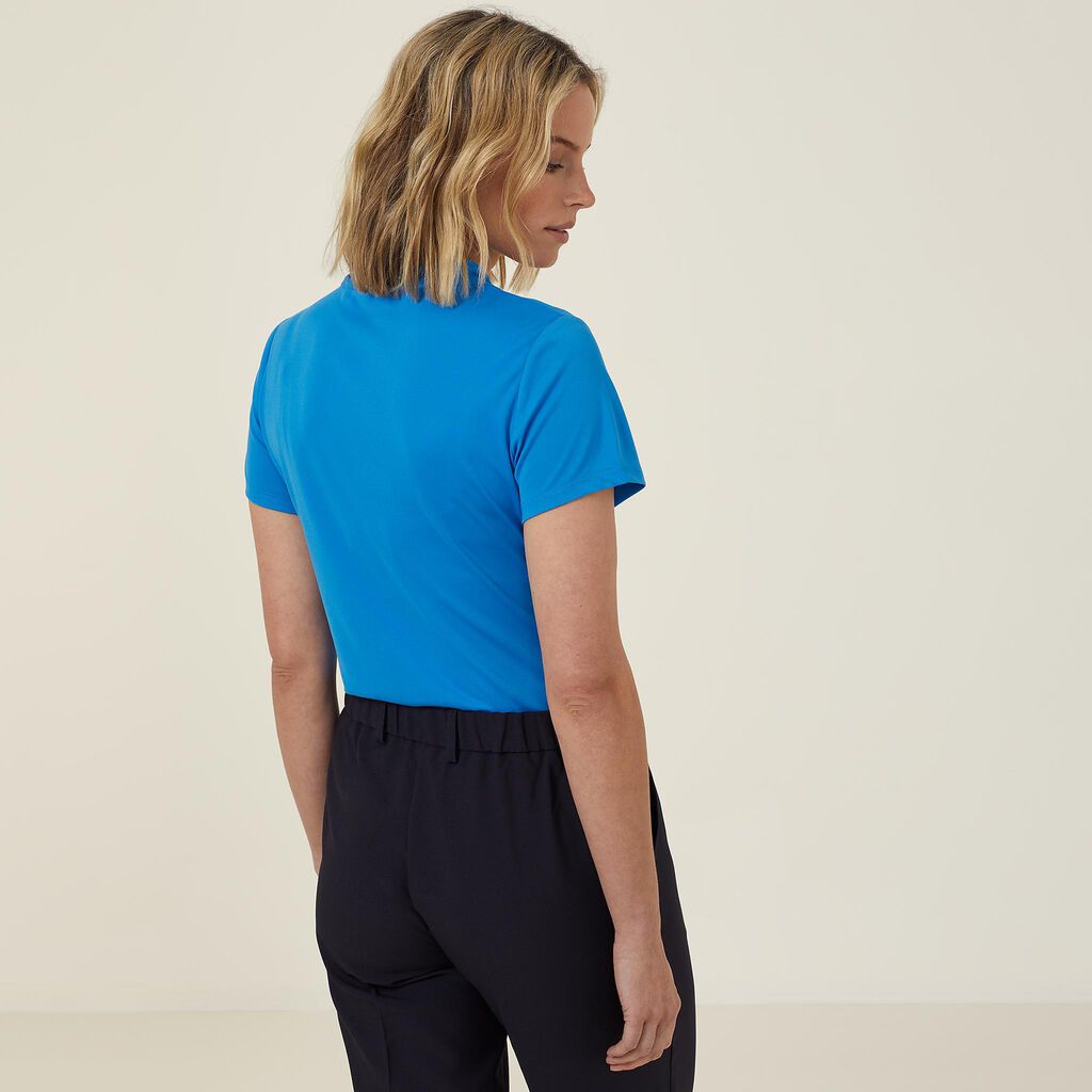 MATT JERSEY TWIST NECK TOP