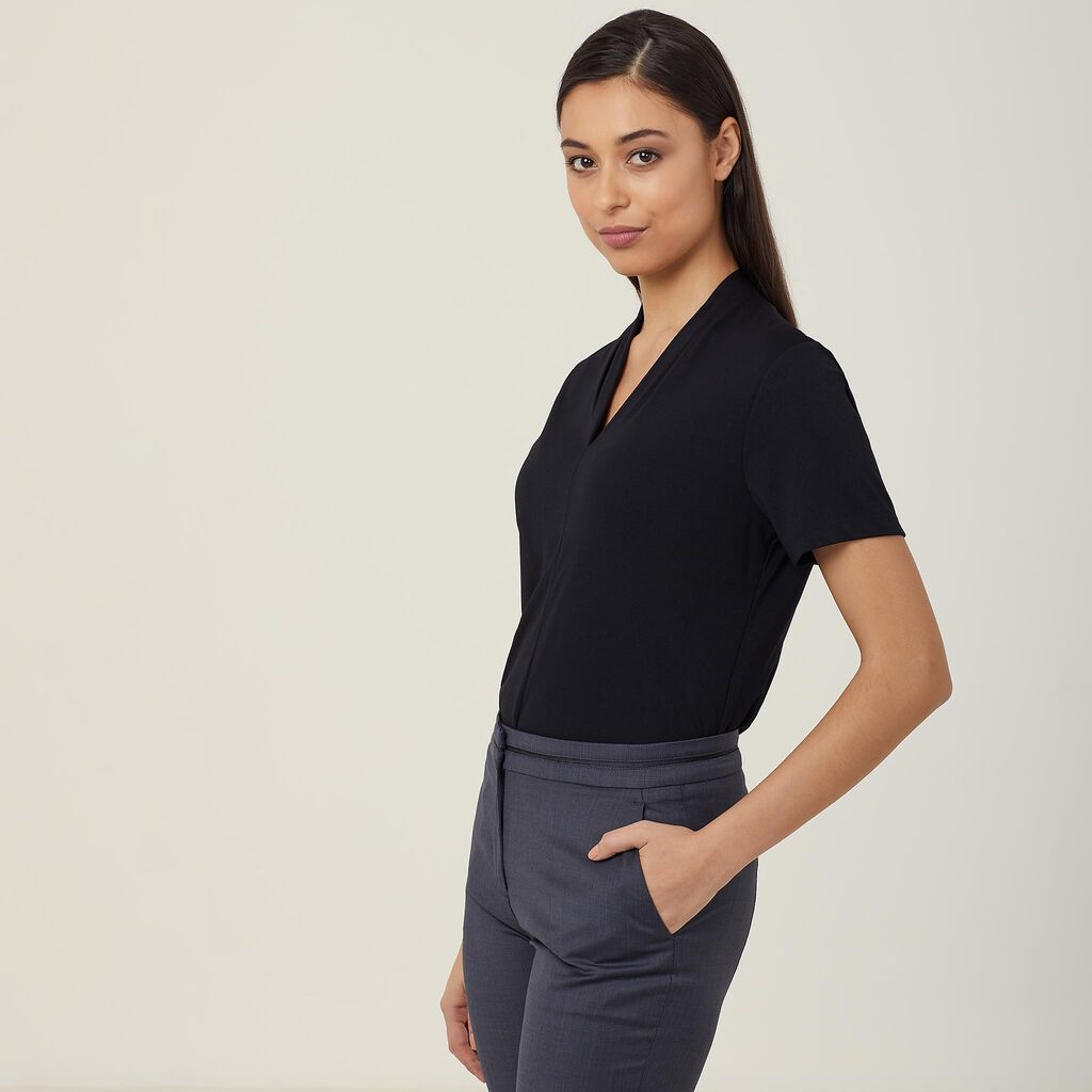 MATT JERSEY V-NECK TOP