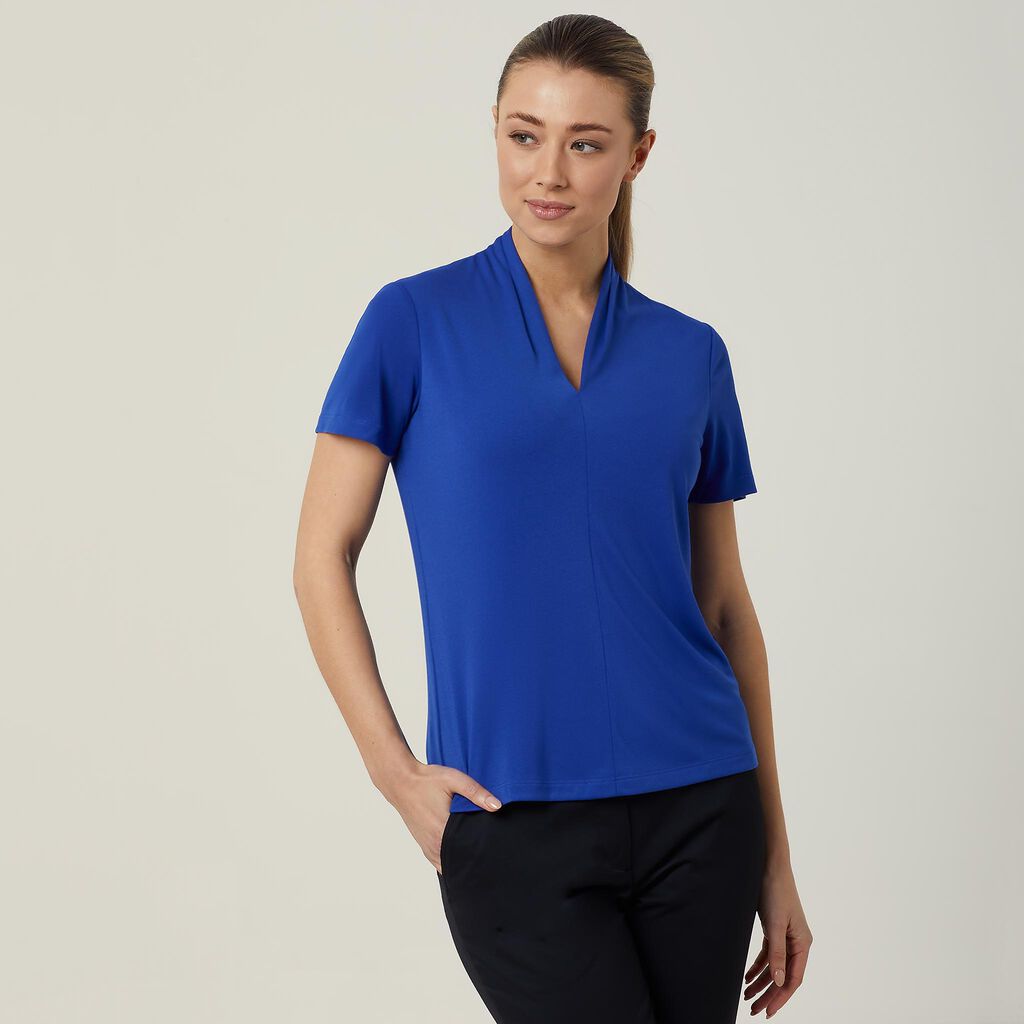 MATT JERSEY V-NECK TOP