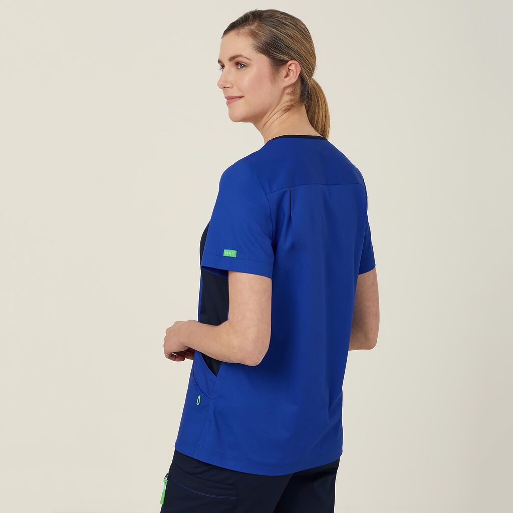 NEXT-GEN ANTIBACTERIAL ACTIVE NIGHTINGALE SCRUB TOP