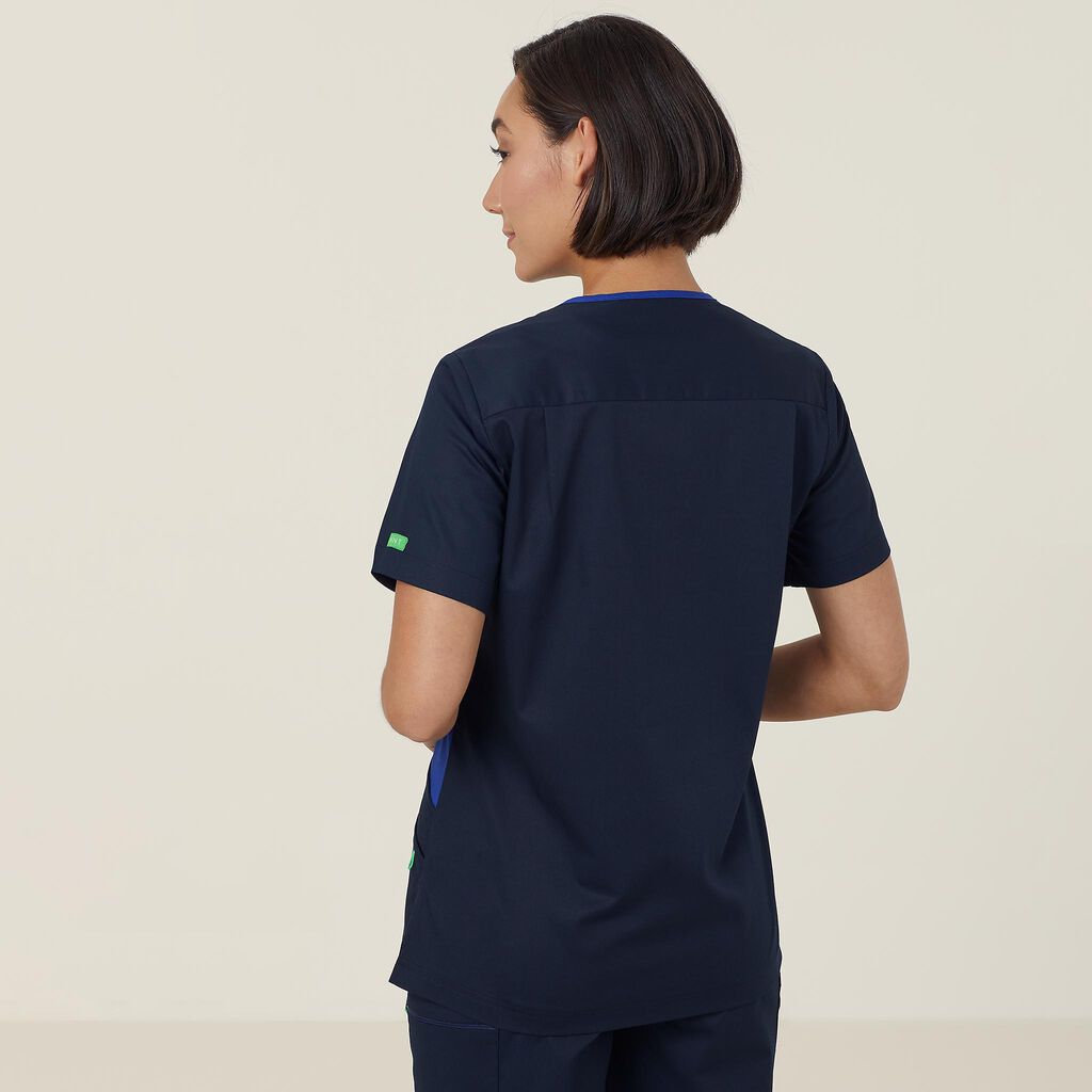 NEXT-GEN ANTIBACTERIAL ACTIVE NIGHTINGALE SCRUB TOP
