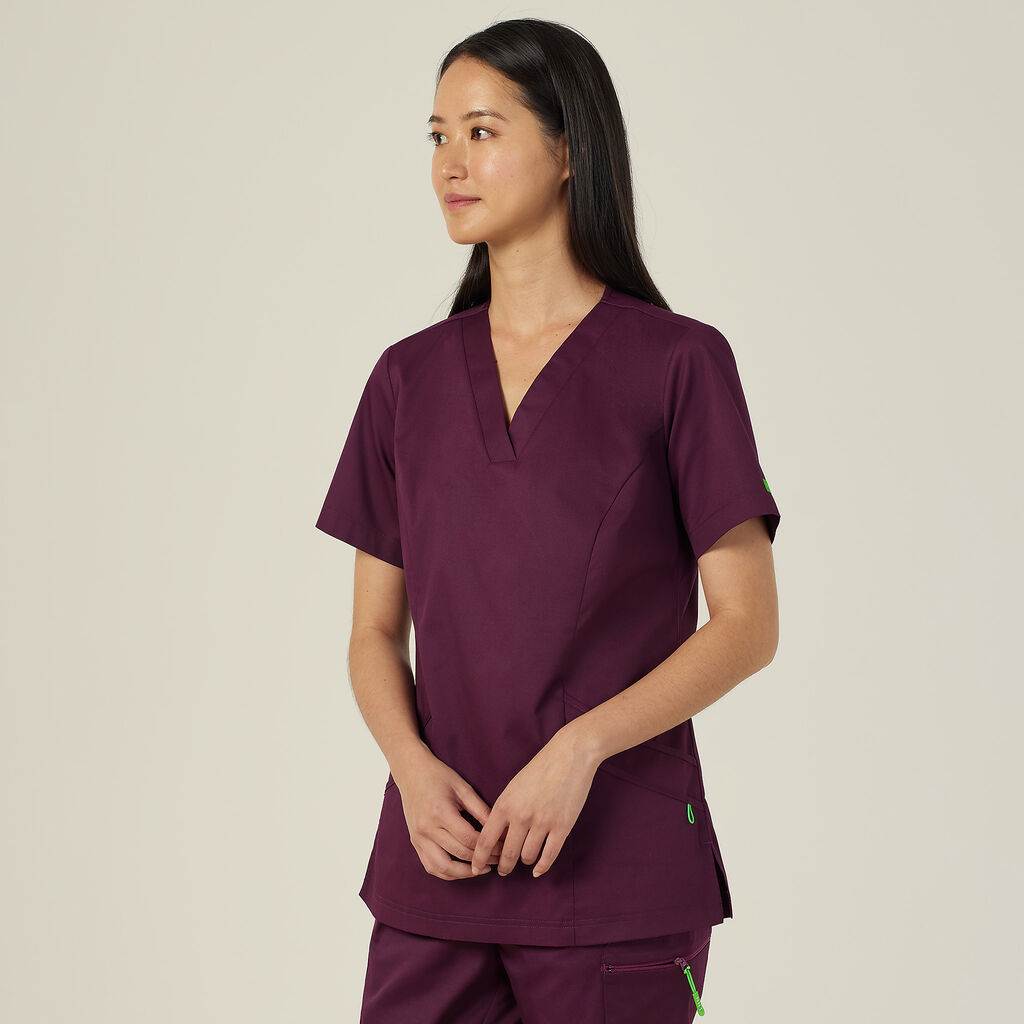 NEXT-GEN ANTIBACTERIAL ACTIVE FLORENCE SCRUB TOP