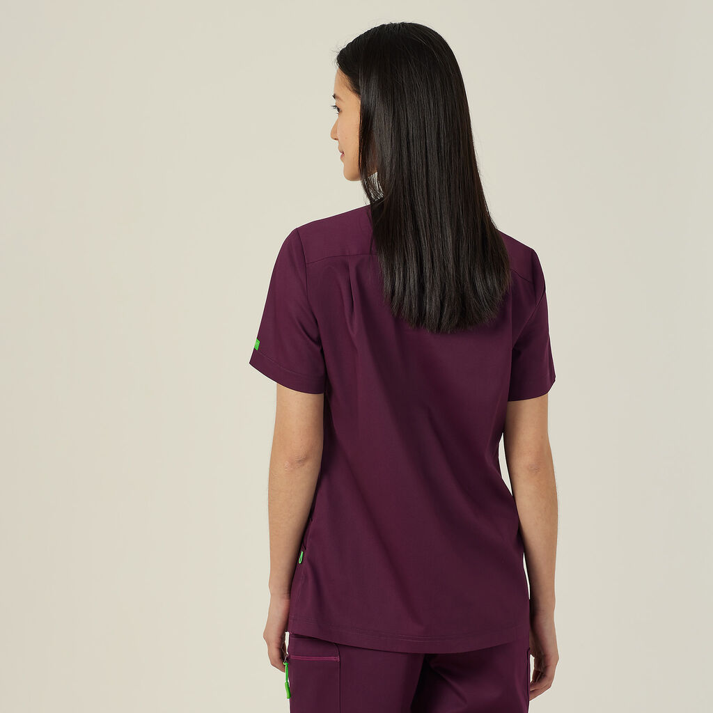 NEXT-GEN ANTIBACTERIAL ACTIVE FLORENCE SCRUB TOP