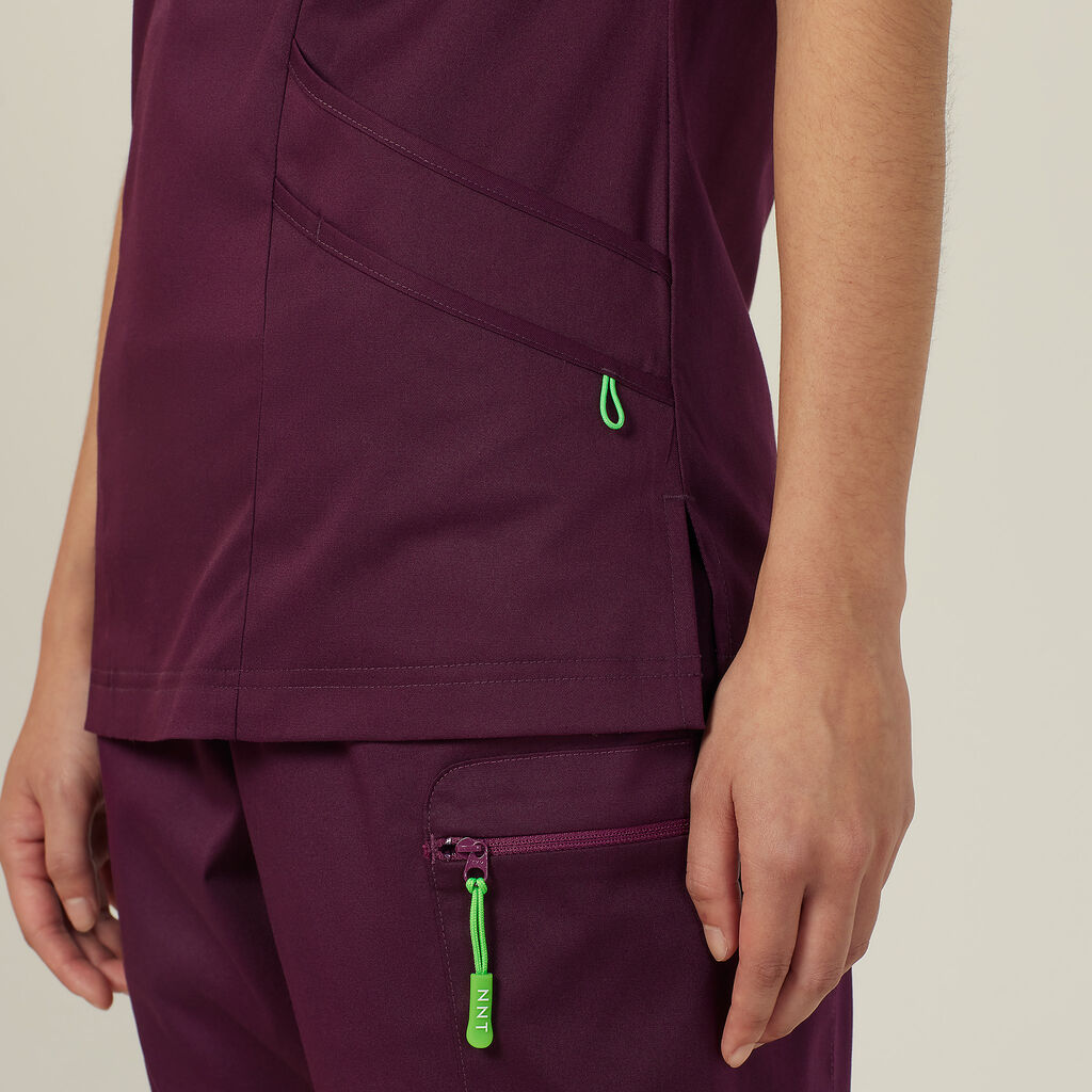 NEXT-GEN ANTIBACTERIAL ACTIVE FLORENCE SCRUB TOP