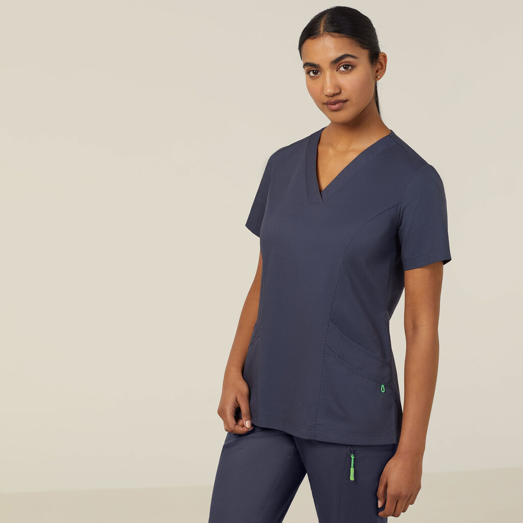 NEXT-GEN ANTIBACTERIAL ACTIVE FLORENCE SCRUB TOP