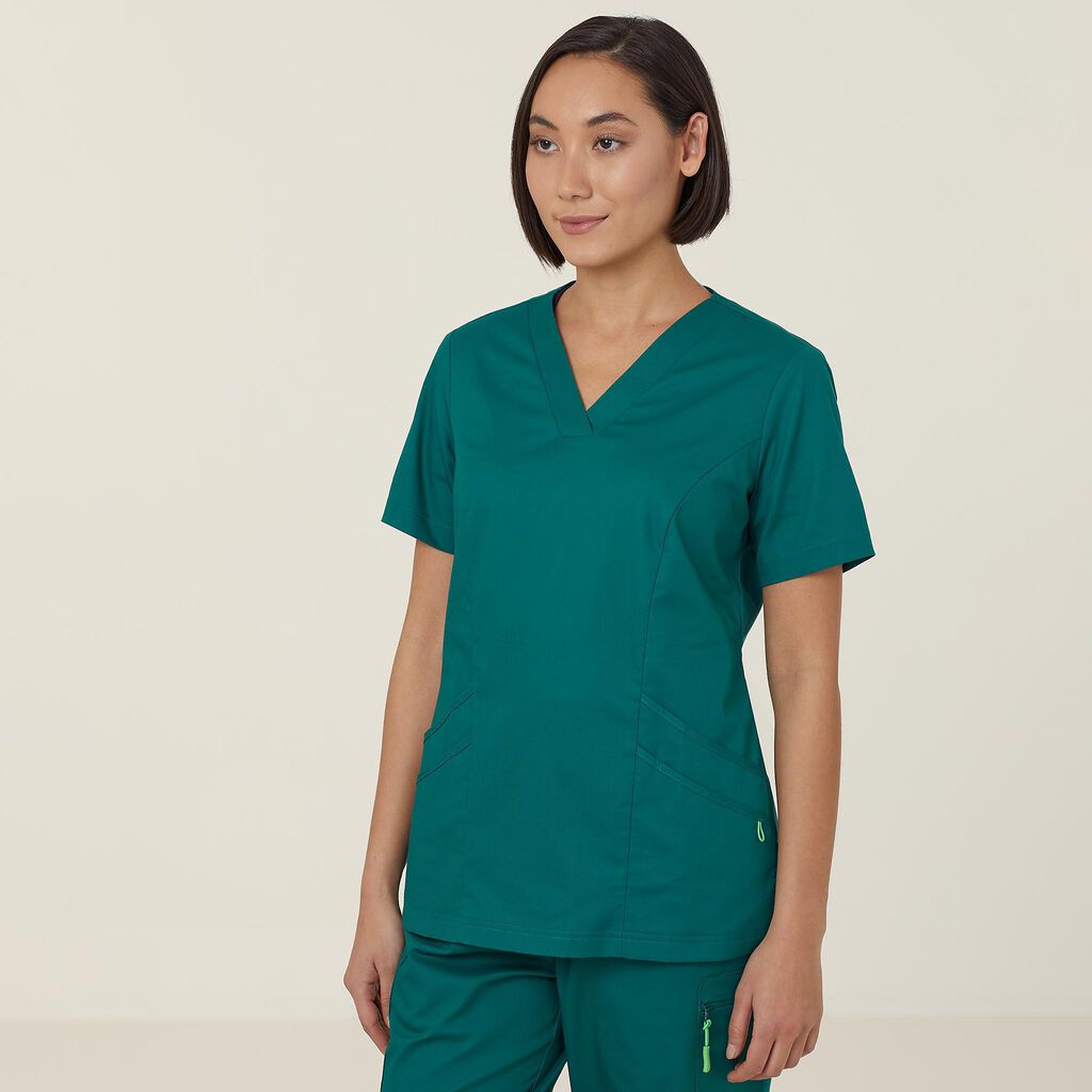 NEXT-GEN ANTIBACTERIAL ACTIVE FLORENCE SCRUB TOP