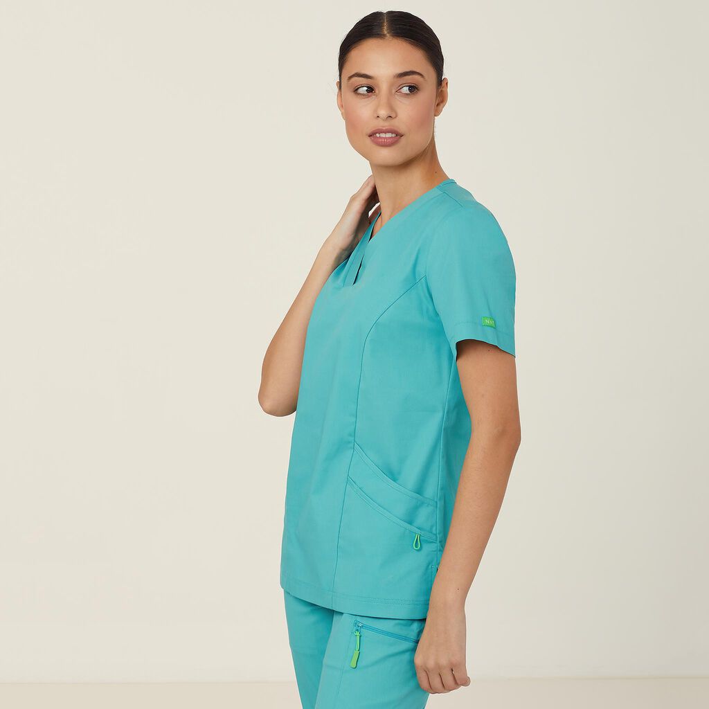 NEXT-GEN ANTIBACTERIAL ACTIVE FLORENCE SCRUB TOP