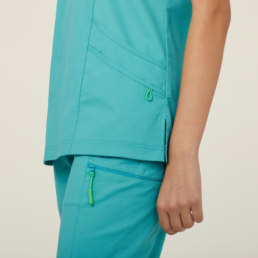 NEXT-GEN ANTIBACTERIAL ACTIVE FLORENCE SCRUB TOP