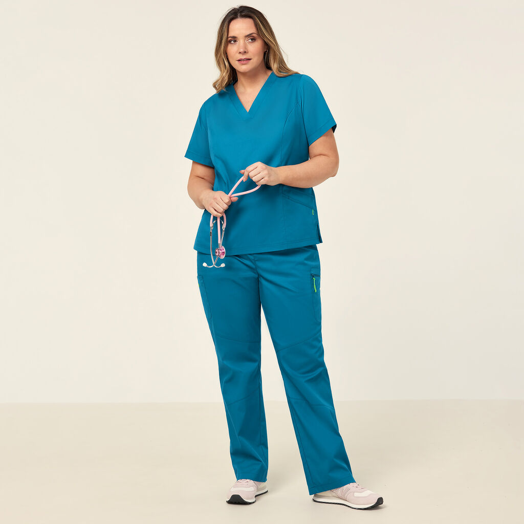 NEXT-GEN ANTIBACTERIAL ACTIVE FLORENCE SCRUB TOP