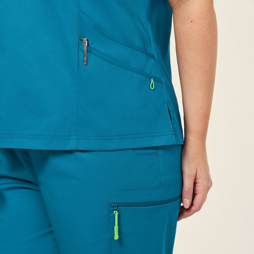 NEXT-GEN ANTIBACTERIAL ACTIVE FLORENCE SCRUB TOP