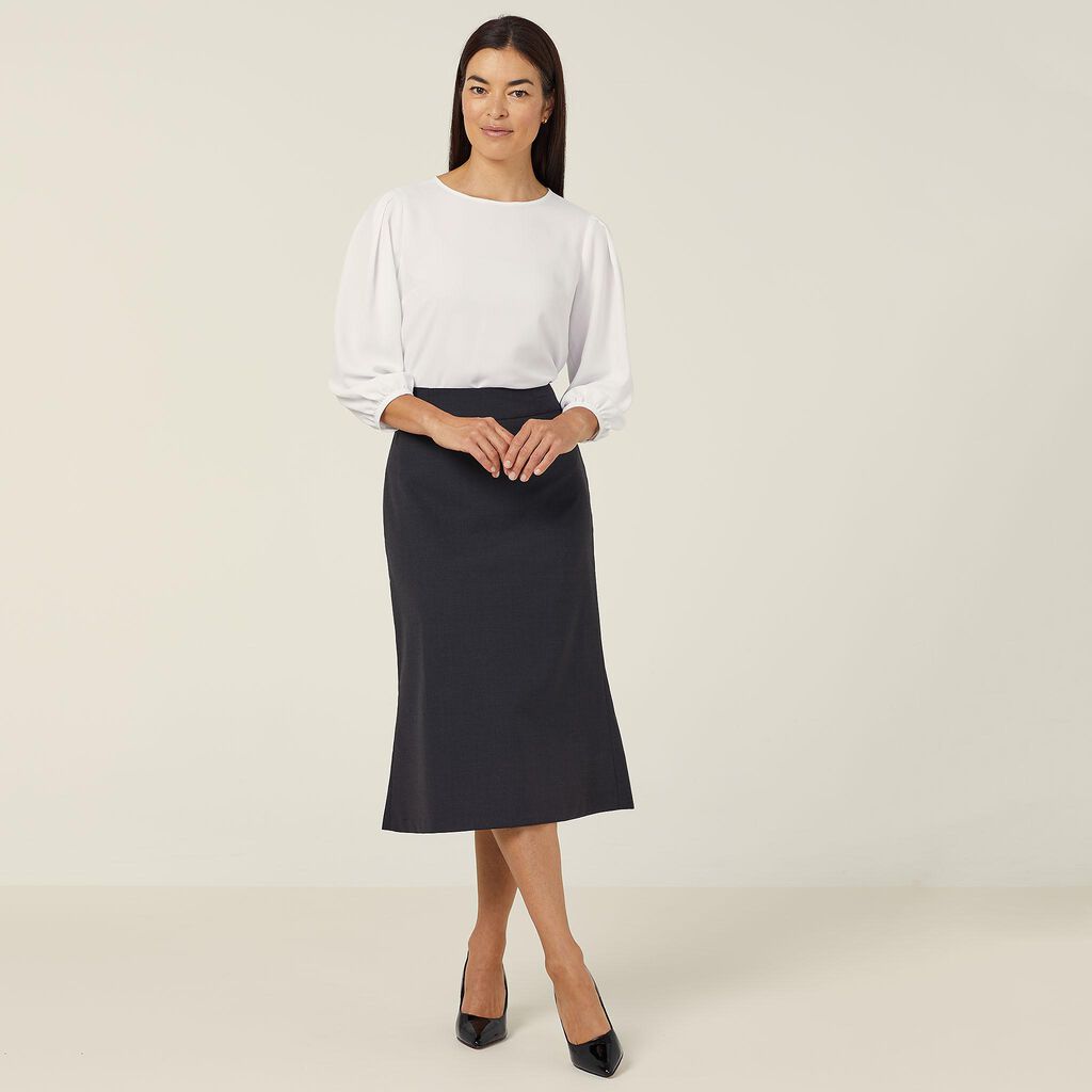 FRENCH GEORGETTE 3/4 SLEEVE TOP